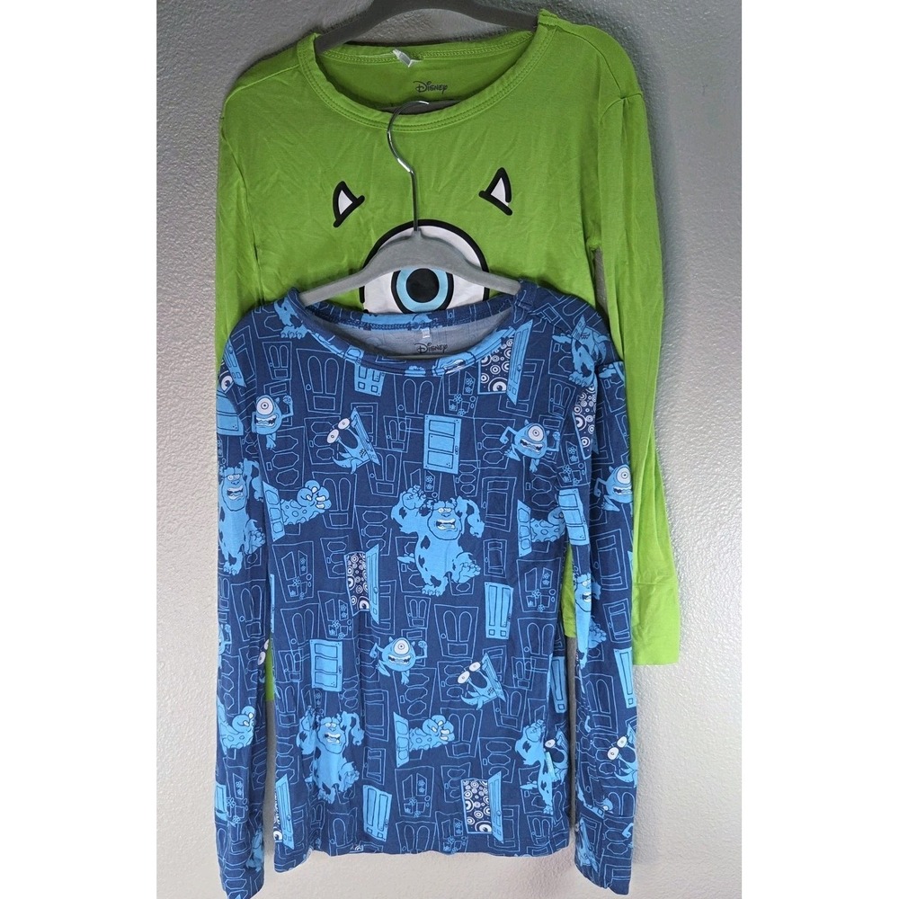 posh peanut‎ disney monsters inc pajama tops bundle 7 sulley mike wazowski...